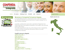 Tablet Screenshot of compendiaformazione.it